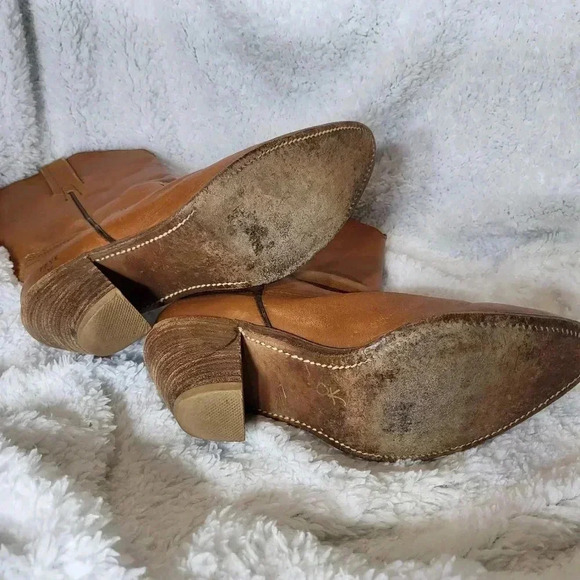 Vintage FRYE Leather Western Boots 7105 - Picture 2 of 11